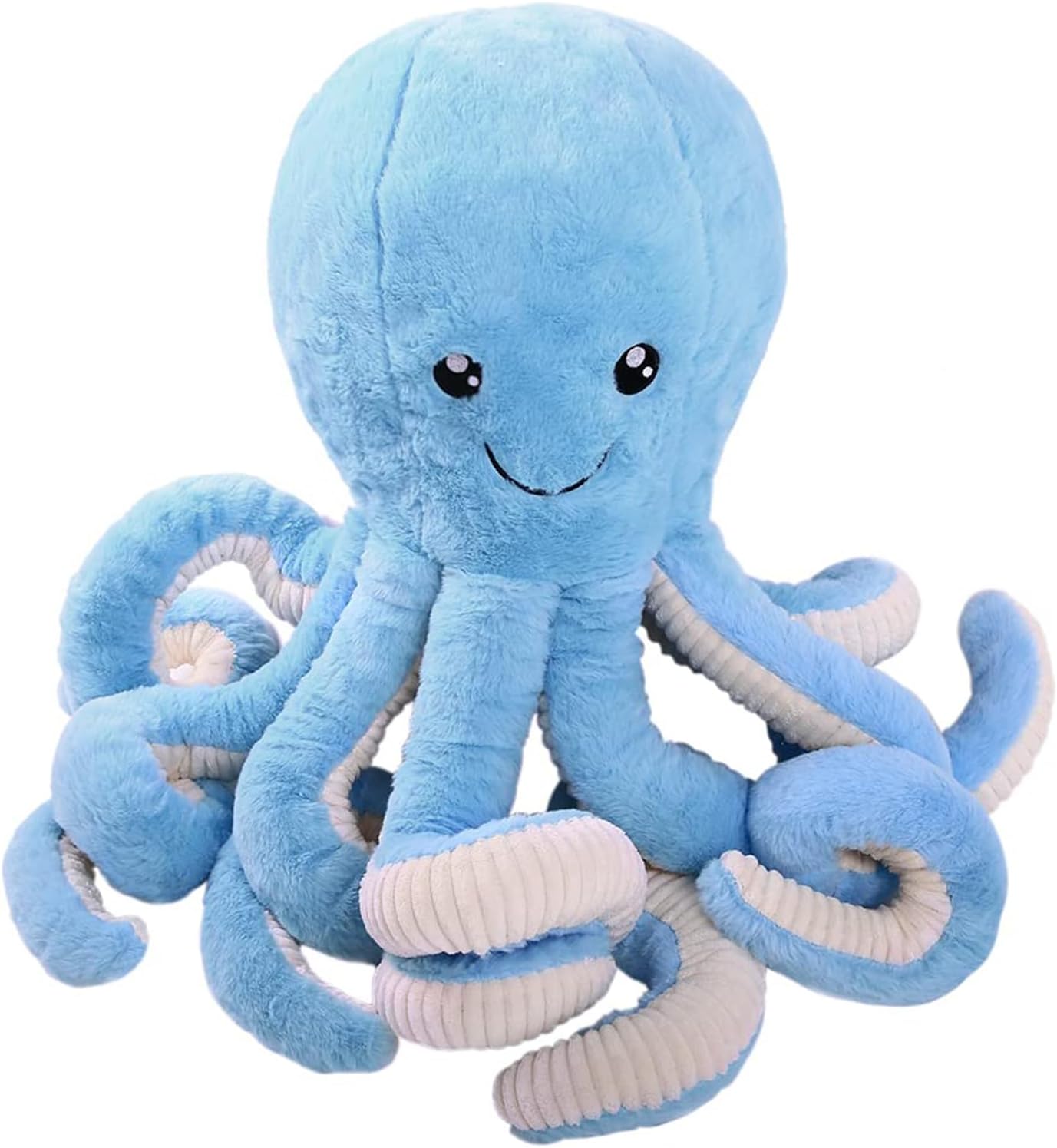 Fungurso 40cm\15.75in kvinkoloraj polpaj pluŝaj ludiloj, gigantaj polpaj pluŝaj ludiloj por infanoj, knabinoj knaboj plenkreskuloj naskiĝtagaj Kristnaskaj Halovenaj donacoj, pluŝaj marbestaj pluŝaj ludiloj 