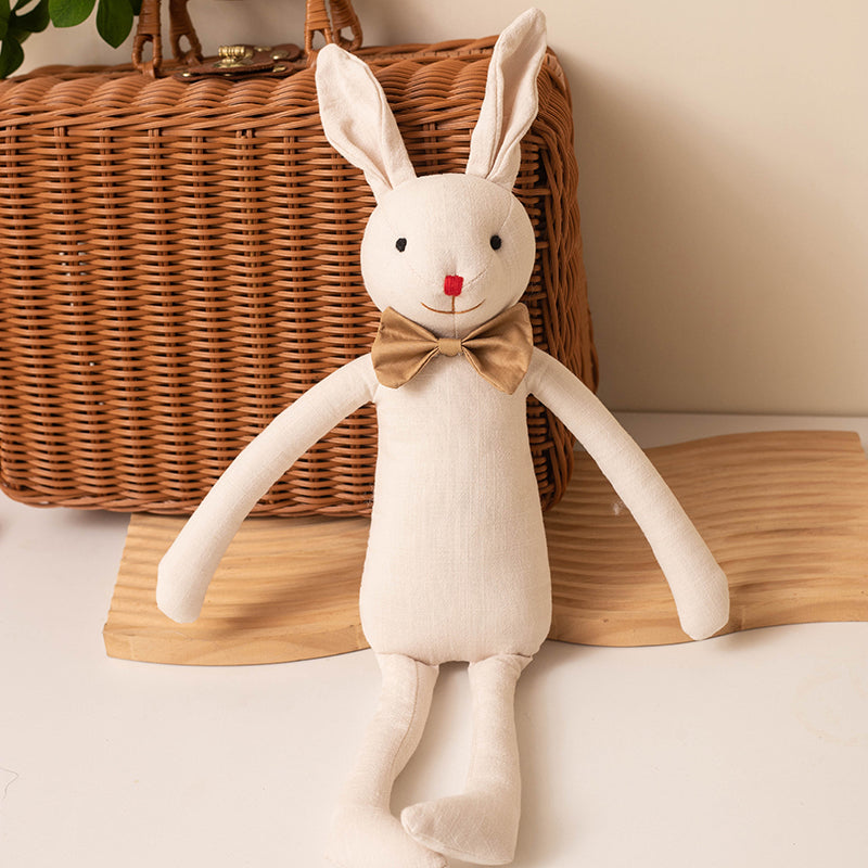 Fungo-urso Ne maltrafu ĉi tiun 35 cm/13,78-colan molan kuniklan pluŝan ludilon. Vi povas elekti pantalonojn por knaboj kaj jupojn por knabinoj, kio estas bonega donaco por kuniklaj entuziasmuloj! Tre dolĉa, la unua elekto por donacado. 