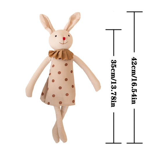 Fungo-urso Ne maltrafu ĉi tiun 35 cm/13,78-colan molan kuniklan pluŝan ludilon. Vi povas elekti pantalonojn por knaboj kaj jupojn por knabinoj, kio estas bonega donaco por kuniklaj entuziasmuloj! Tre dolĉa, la unua elekto por donacado. 
